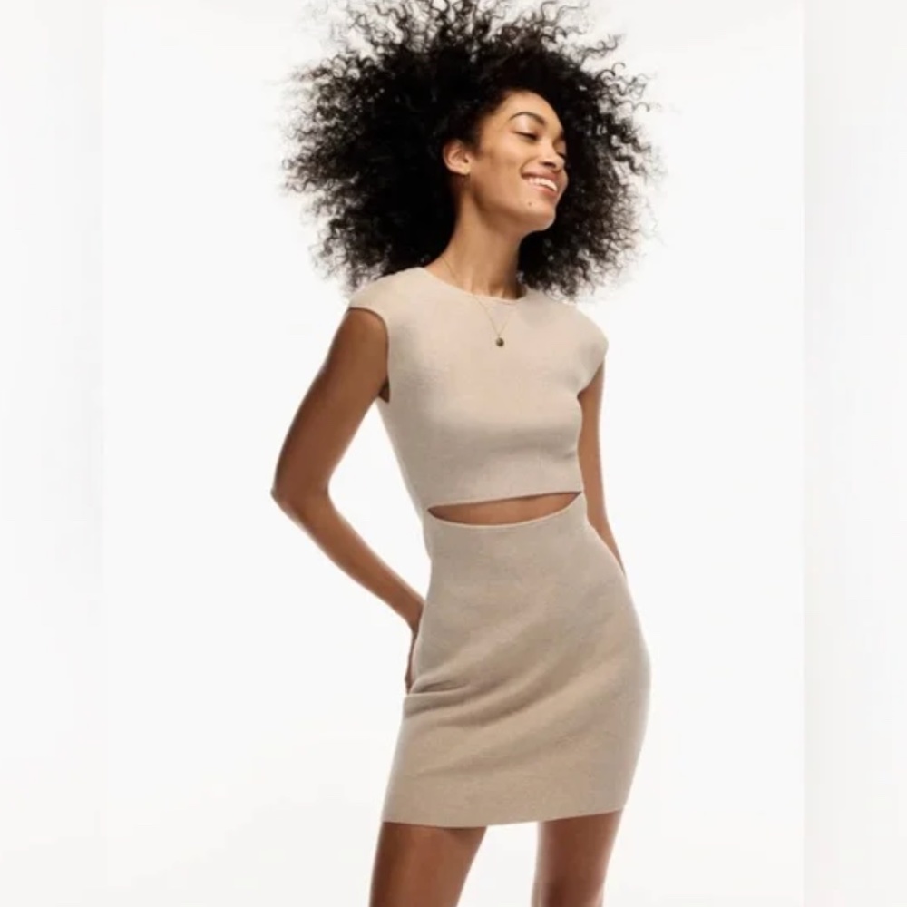 Aritzia Wilfred cut out mini dress
